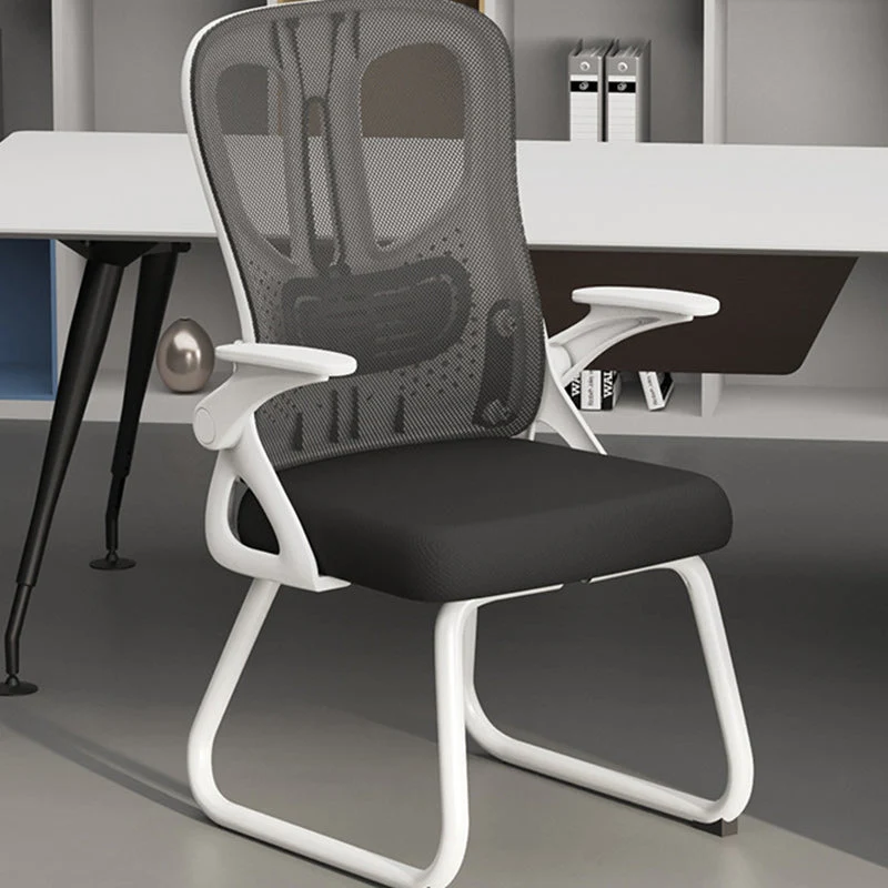 Modern Simplicity Polyester Mesh PP Sponge Latex Iron Square Desk Chair Backrest Armrest For Home Office