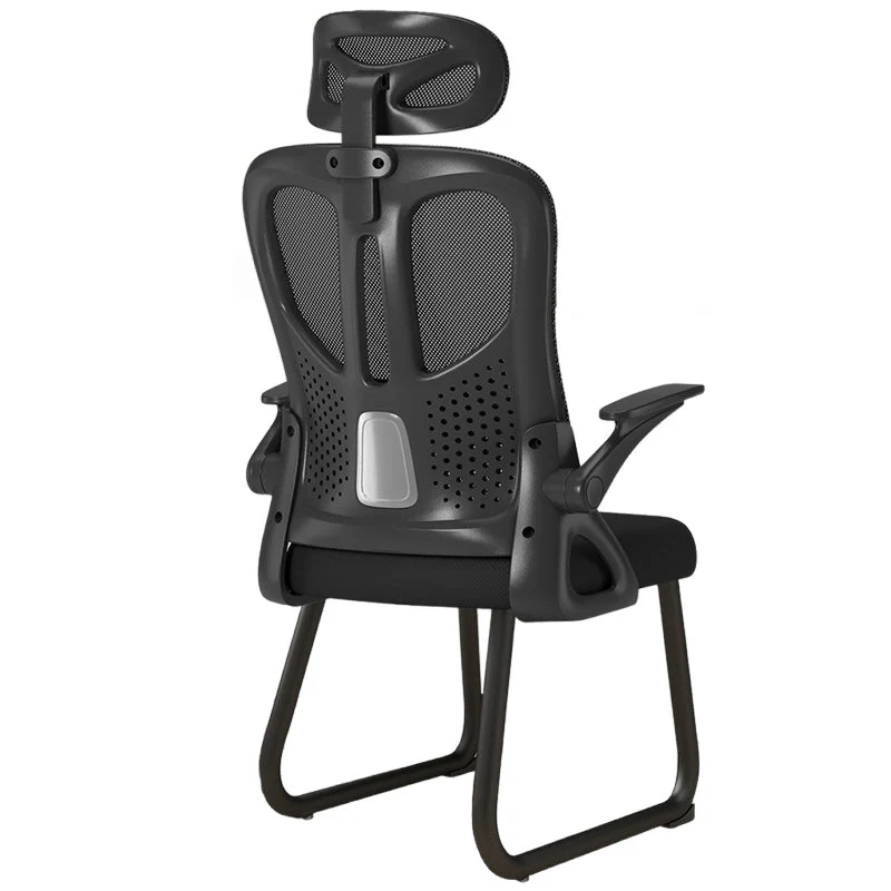 Modern Simplicity Polyester Mesh PP Sponge Latex Iron Square Desk Chair Backrest Armrest For Home Office