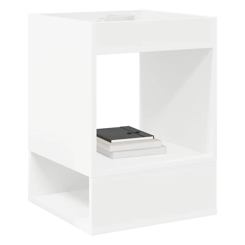 Mesa de apoio Branco 40 x 40 x 56 cm Derivados de Madeira