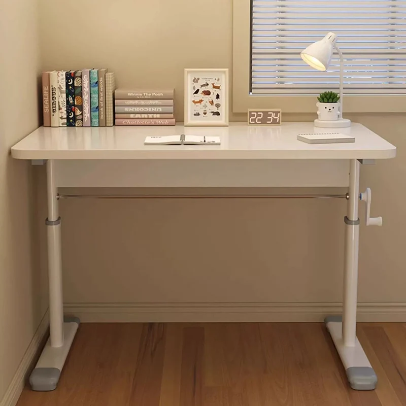 Modern Minimalist Rectangular Carbon Steel MDF Desks For Home Office