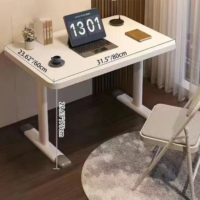 Modern Minimalist Rectangular Carbon Steel MDF Desks For Home Office
