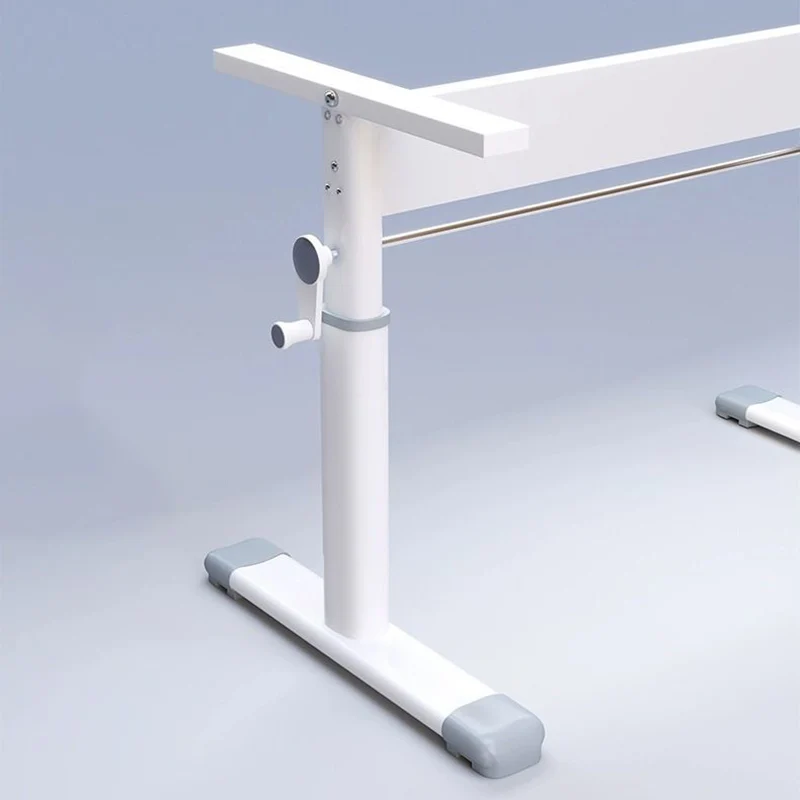 Modern Minimalist Rectangular Carbon Steel MDF Desks For Home Office