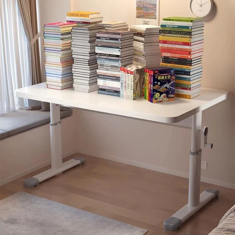 Modern Minimalist Rectangular Carbon Steel MDF Desks For Home Office