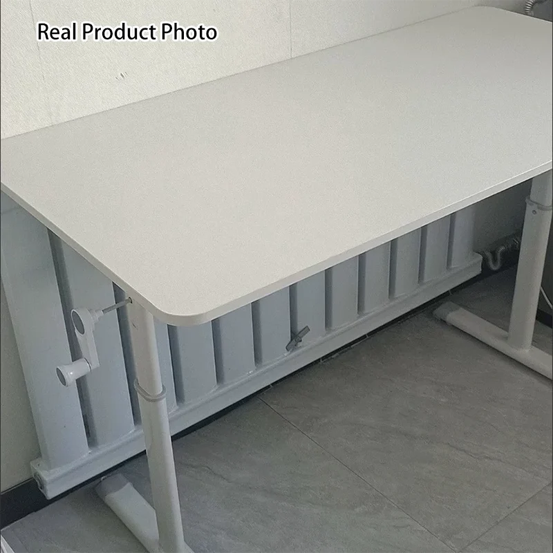 Modern Minimalist Rectangular Carbon Steel MDF Desks For Home Office