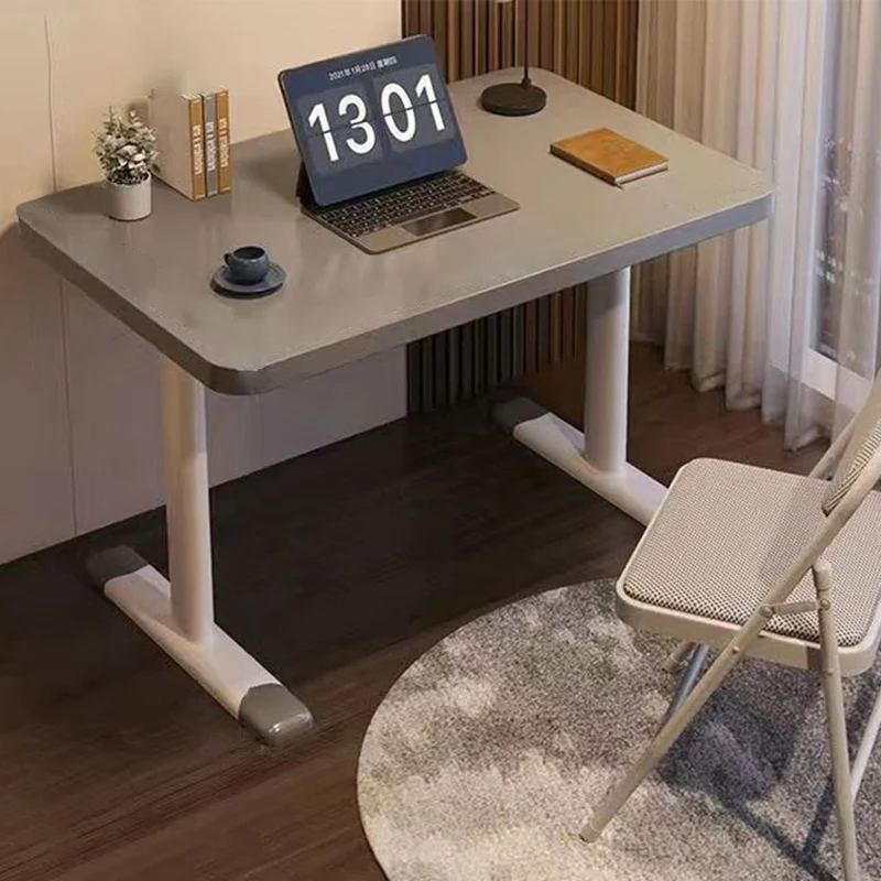 Modern Minimalist Rectangular Carbon Steel MDF Desks For Home Office
