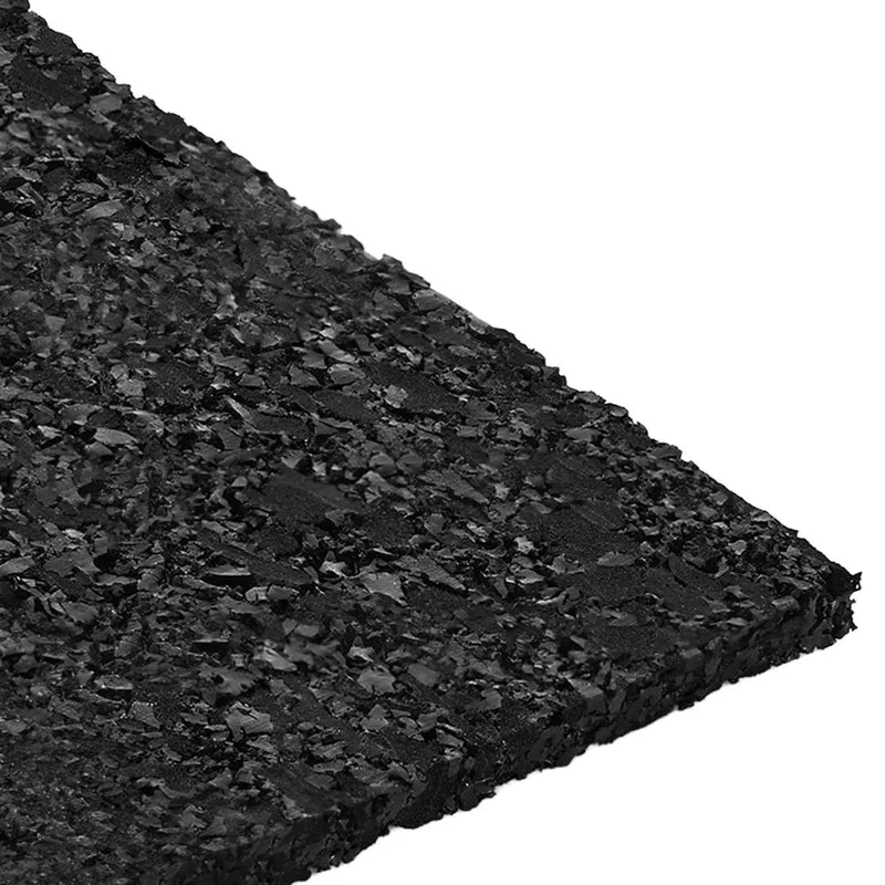 Tapete de Pátio em Granulado de Borracha Preto 6 x 9 x 0,3 cm
