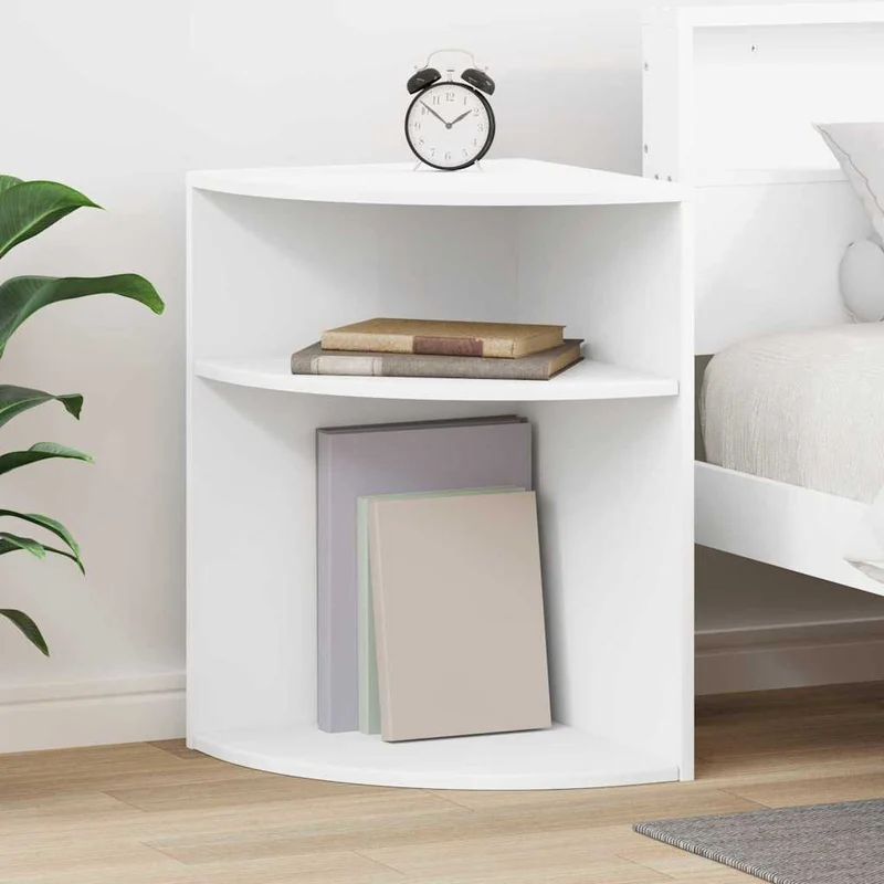 Mesa de apoio Branco 39,7 x 39,7 x 60 cm Derivados de Madeira
