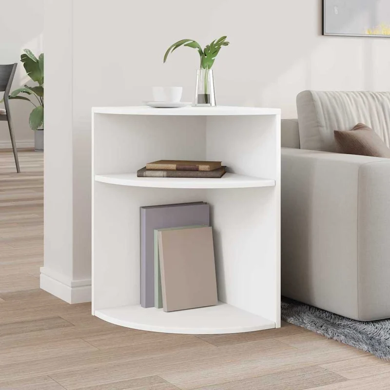 Mesa de apoio Branco 39,7 x 39,7 x 60 cm Derivados de Madeira