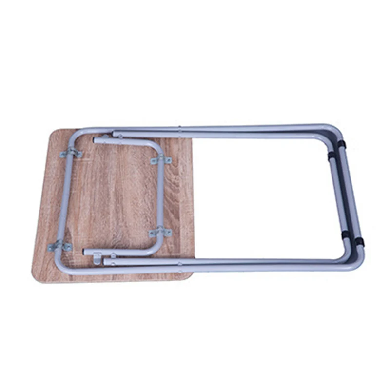 Modern Simplicity MDF Steel Square Foldable Desks 1-Tray For Study