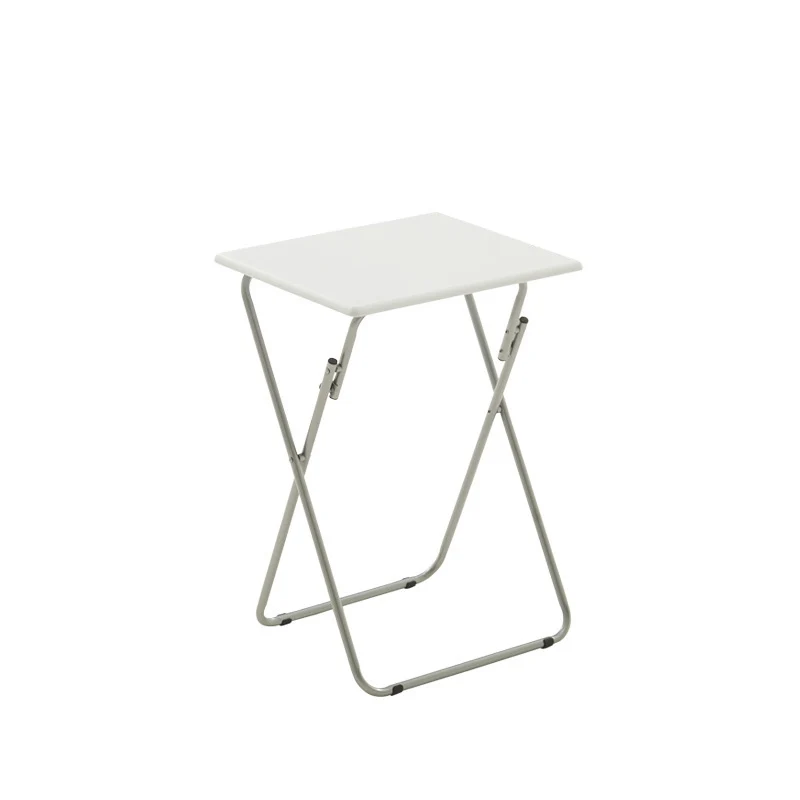 Modern Simplicity MDF Steel Square Foldable Desks 1-Tray For Study