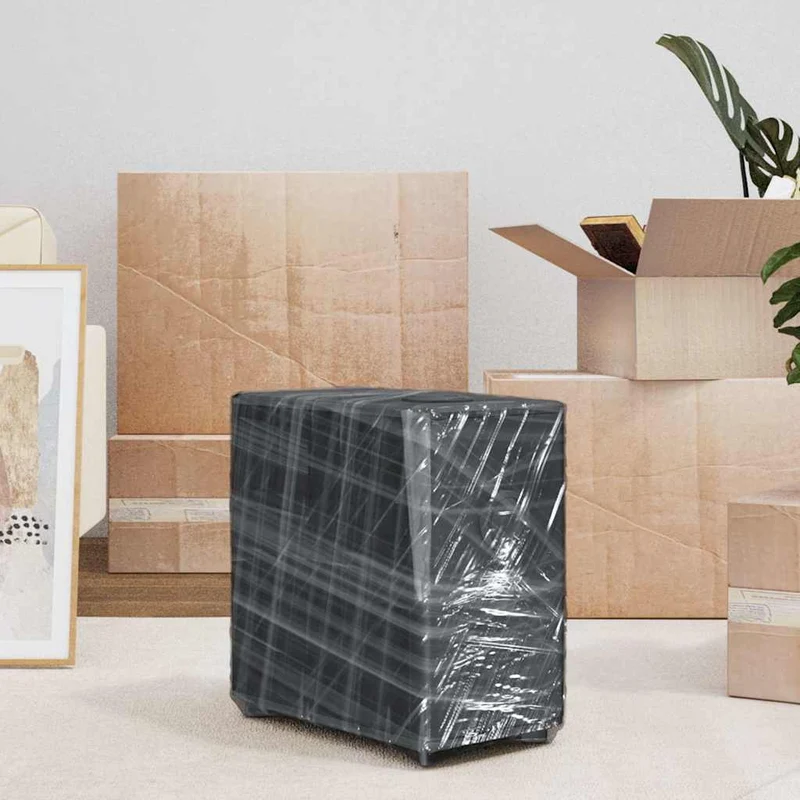 Película extensível 2 unid transparente 20 μm 50 cm x 150 m
