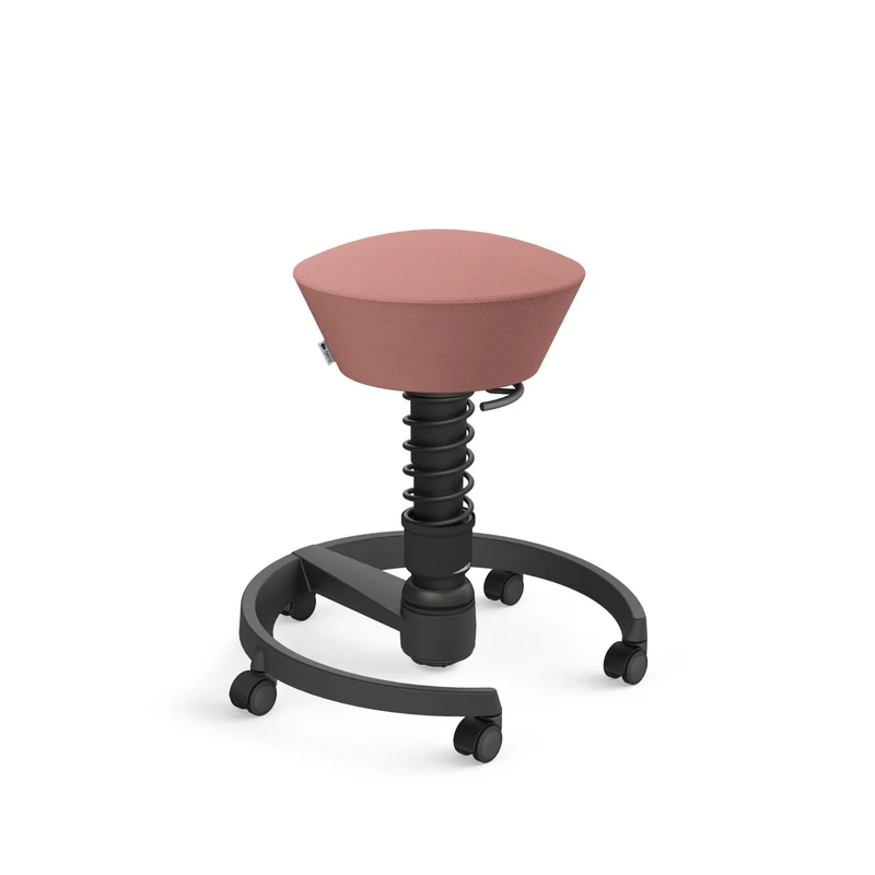 Aeris Swopper mit Rollen | Stoff Wolle Select Additional | Gestell Schwarz