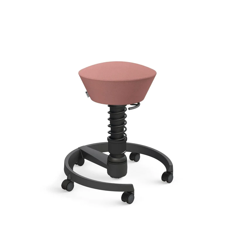 Aeris Swopper mit Rollen | Stoff Wolle Select Additional | Gestell Schwarz