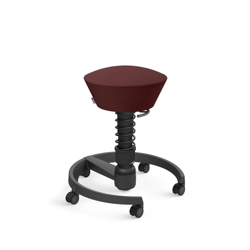 Aeris Swopper mit Rollen | Stoff Wolle Select Additional | Gestell Schwarz