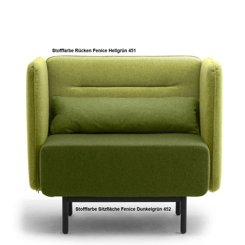 Lounge Sofa Sessel fm Calesita DIALOG - hochwertiger Wollbezug Fenice