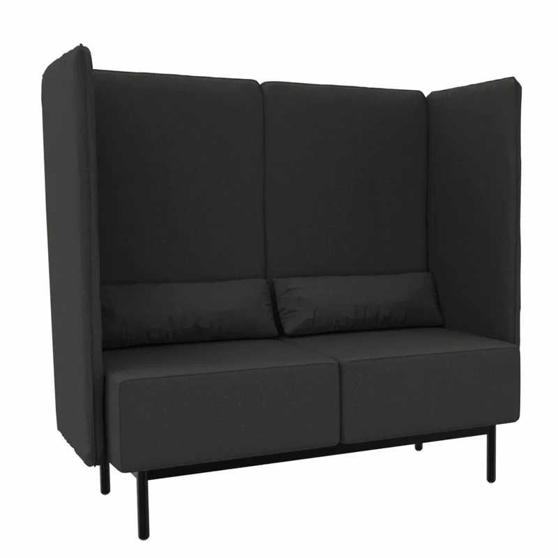 Lounge Sofa hoher Rücken fm Calesita DIALOG - hochwertiger Wollbezug Fenice