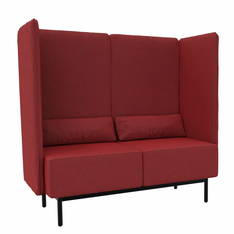 Lounge Sofa hoher Rücken fm Calesita DIALOG - hochwertiger Wollbezug Fenice