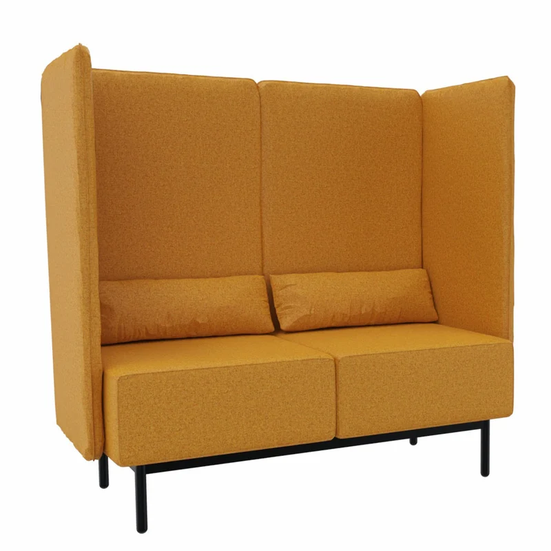 Lounge Sofa hoher Rücken fm Calesita DIALOG - hochwertiger Wollbezug Fenice