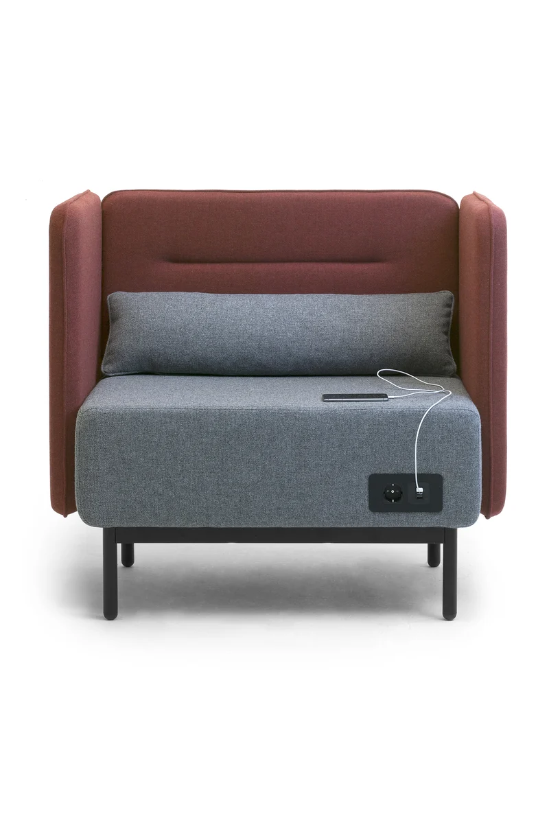 Lounge Sofa fm Calesita DIALOG - hochwertiger Wollbezug Fenice