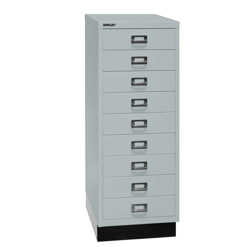 Bisley MultiDrawer™ L39A39S - 9 Schubladen - Gesamthöhe 940 mm - DIN A3 - alle Farben inkl. Sockel - jetzt besonders günstig FREI Haus geliefert