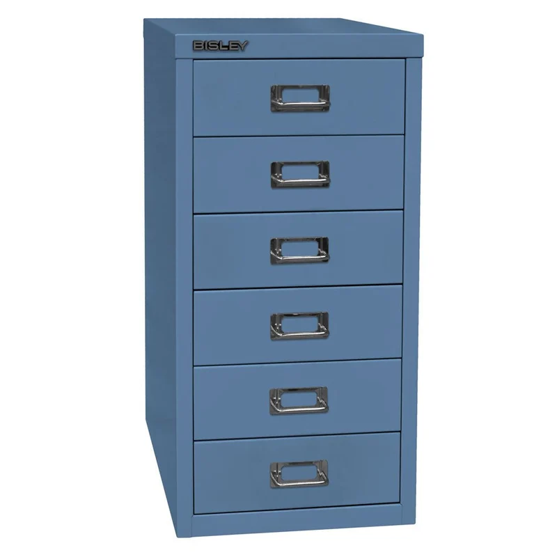Bisley MultiDrawer™ L296S - 6 Schubladen und Sockel - Gesamthöhe 670 mm - DIN A4 - alle Farben jetzt auf Rechnung bestellen