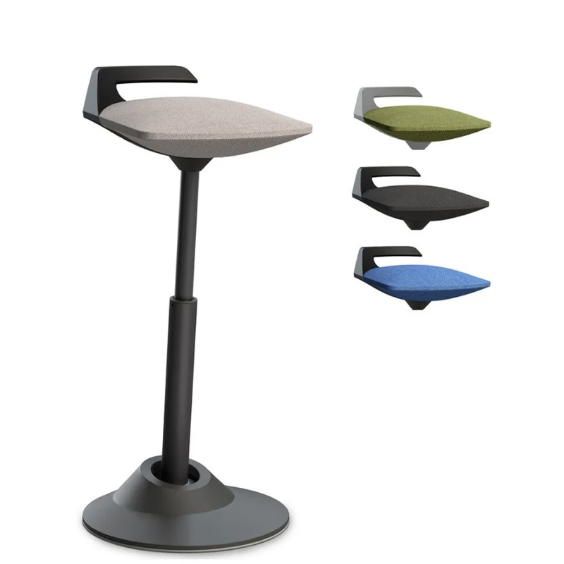 Aeris Muvman Stehhilfe Comfort Mikrofaser verschiedene Farben - Gestell Grau & Schwarz - Konfigurierbar