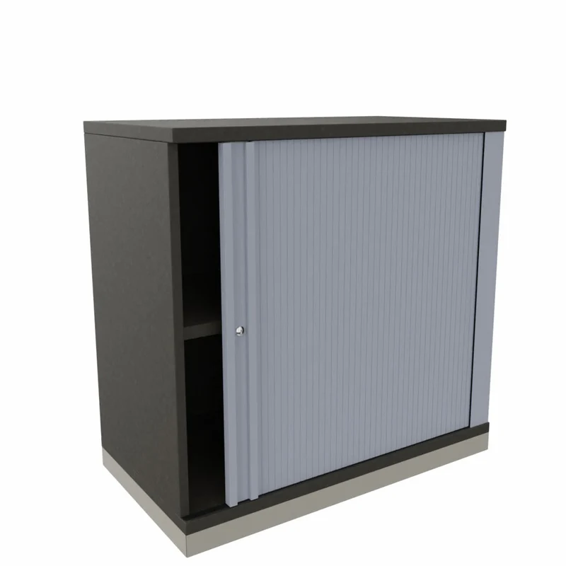 Rolladenschrank Style | Sidebord Büroschrank 2OH x 800 mm breit