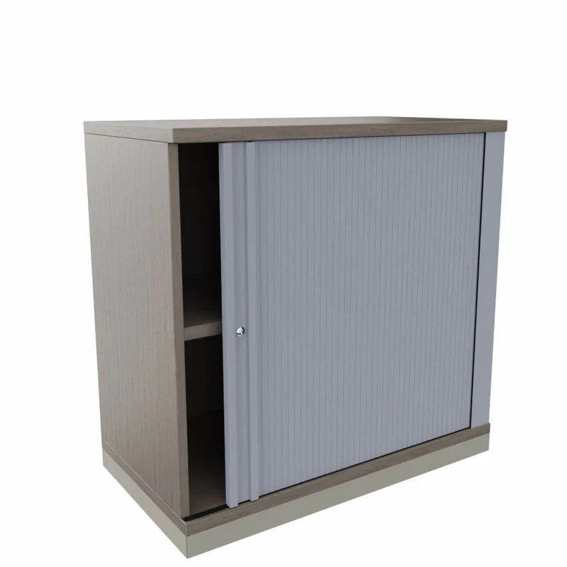 Rolladenschrank Style | Sidebord Büroschrank 2OH x 800 mm breit