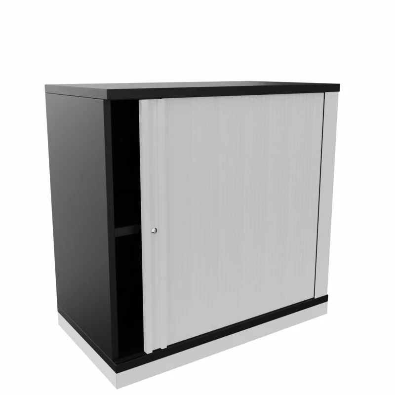 Rolladenschrank Style | Sidebord Büroschrank 2OH x 800 mm breit