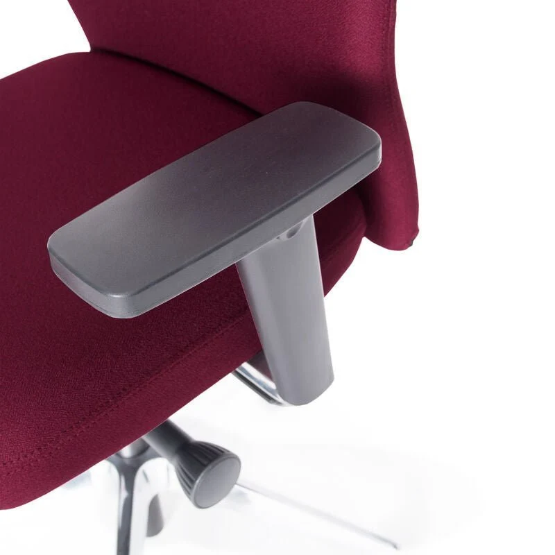 Ergonomischer Bürostuhl - lento Agilis AG10 Dunkelrot - inkl. Armlehnen & Alu Fußkreuz