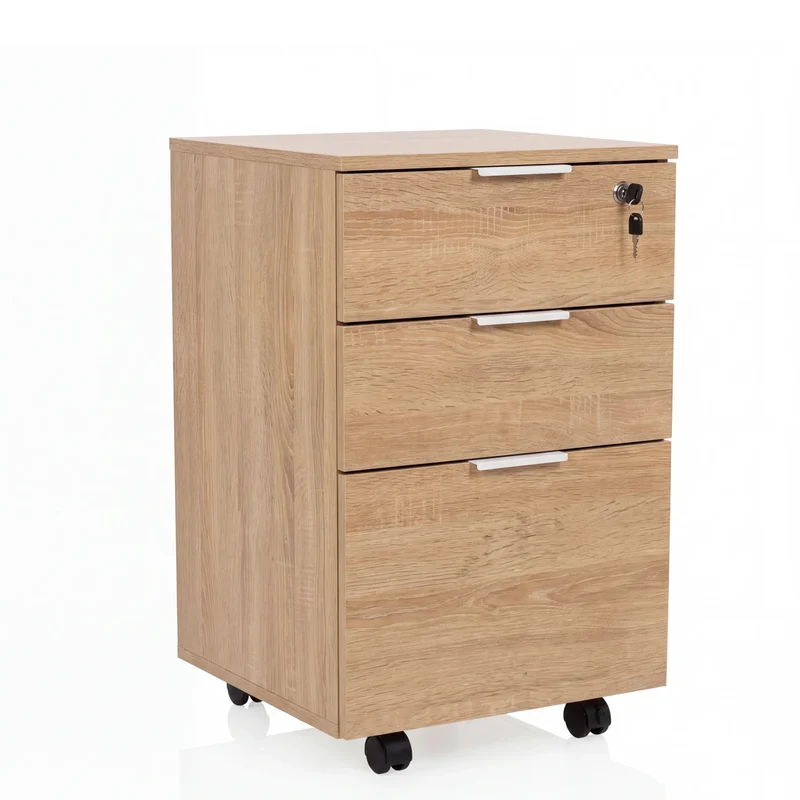 DAVIK | Holz - Rollcontainer