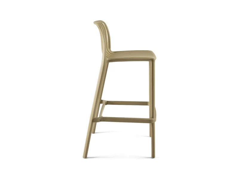 Yellow Dot · Stripe – Kantinenstuhl und Barhocker