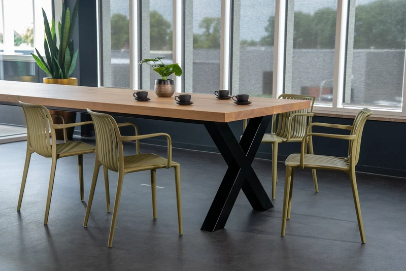 Yellow Dot · Stripe – Kantinenstuhl und Barhocker