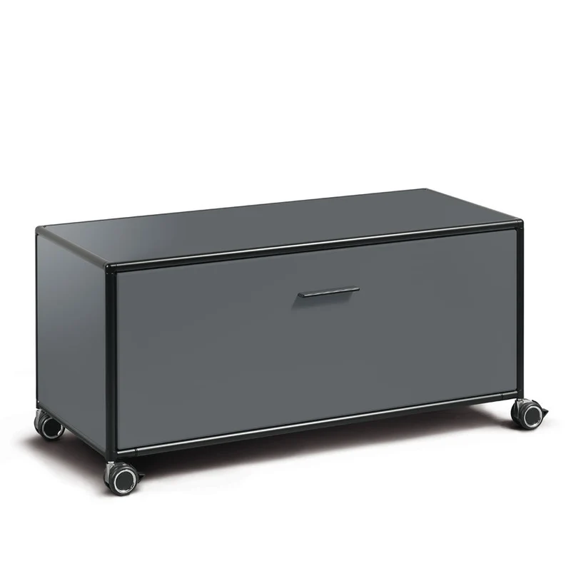Bosse Sideboard TV-Board Höhe 1 OH Breite 100 cm mit Klappe - Lackierte Oberflächen