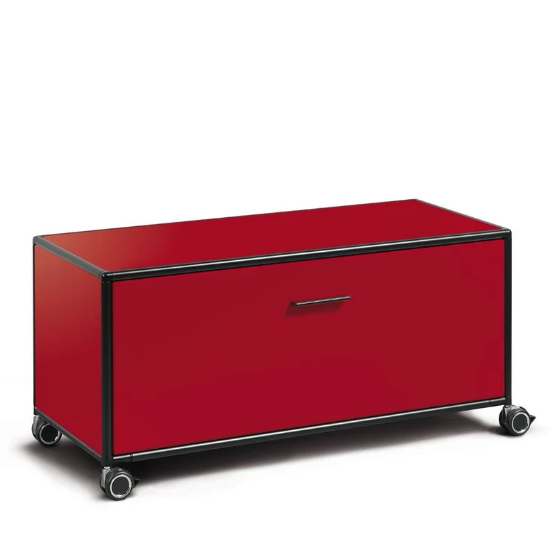 Bosse Sideboard TV-Board Höhe 1 OH Breite 100 cm mit Klappe - Lackierte Oberflächen