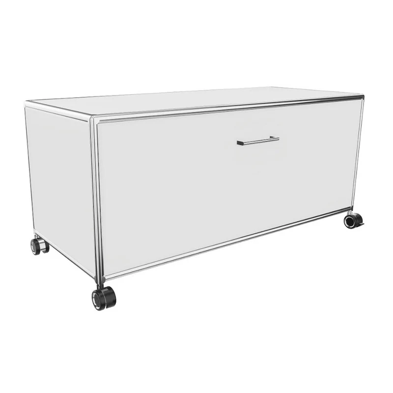 Bosse Sideboard TV-Board Höhe 1 OH Breite 100 cm mit Klappe - Lackierte Oberflächen