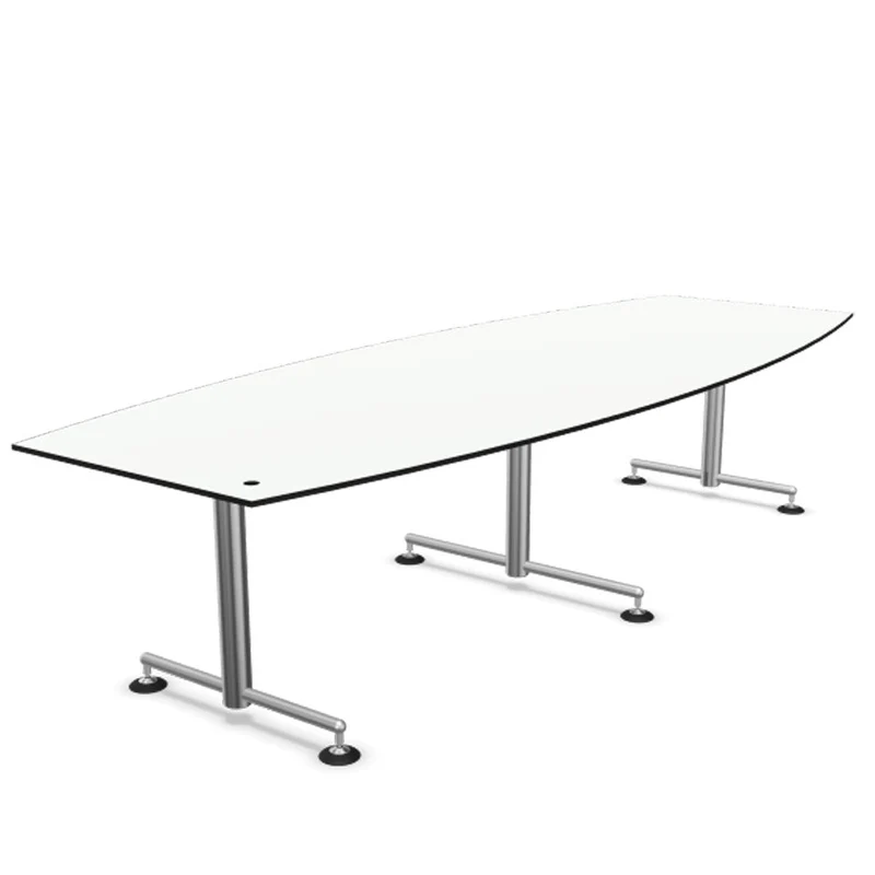Bosse Modul Space M1 höhenverstellbarer Konferenztisch - Vollkern Platte Weiss