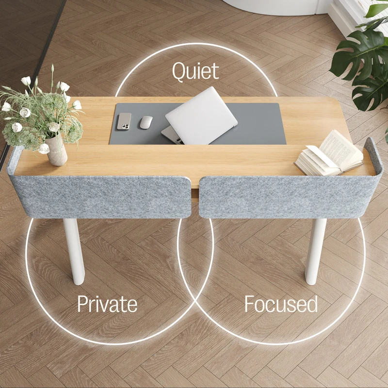 Maidesite ArborLift Elektrisch Höhenverstellbarer Schreibtisch, 120x60 / 140x70 cm, mit USB-C Anschluss