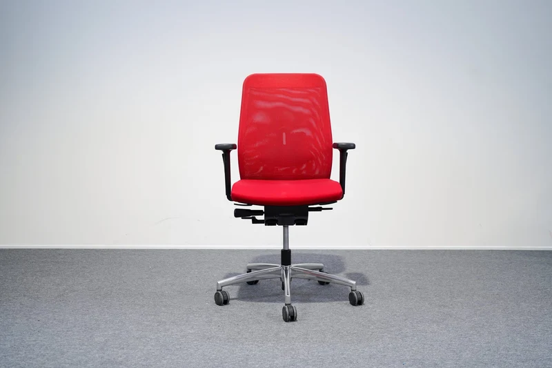 Drehsessel Rot mit Meshrücken Grammer Office gebraucht