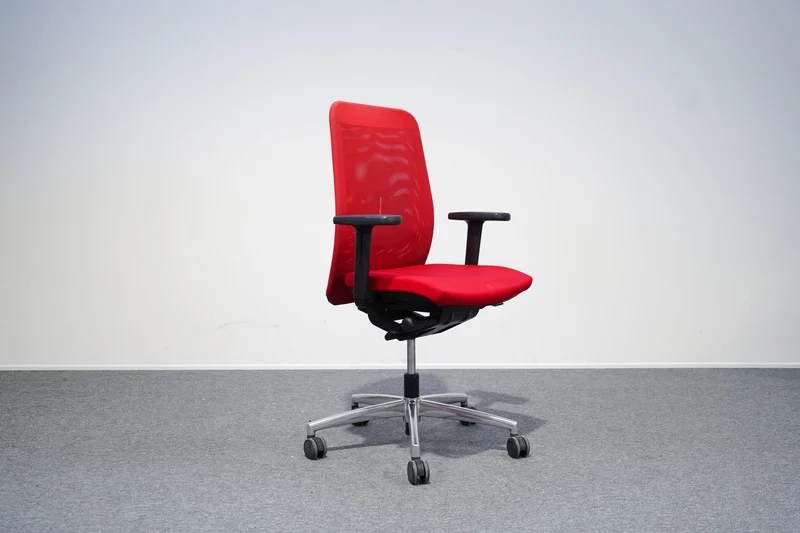 Drehsessel Rot mit Meshrücken Grammer Office gebraucht