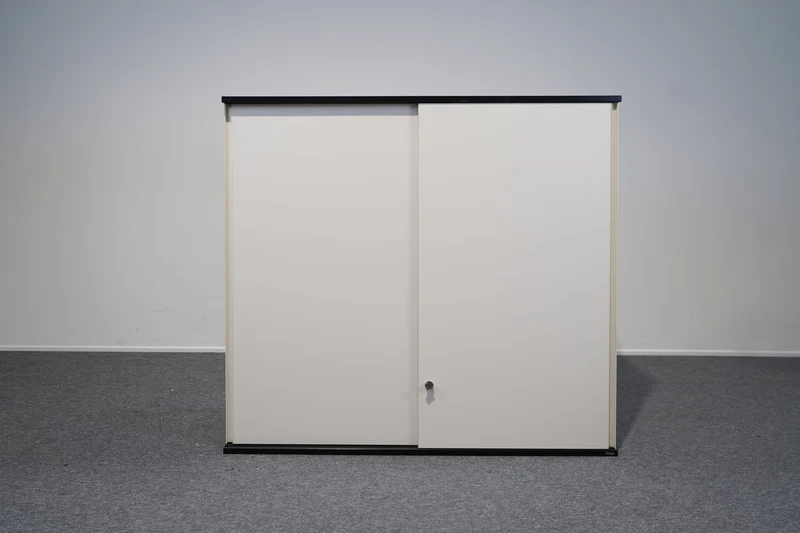 Schiebetürenschrank 3 OH Weiß Anthrazit Fylo Bene gebraucht