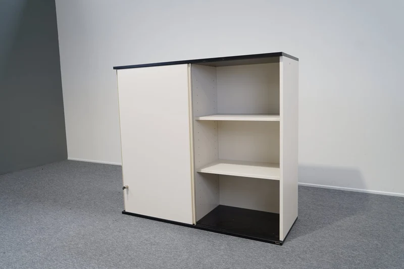 Schiebetürenschrank 3 OH Weiß Anthrazit Fylo Bene gebraucht