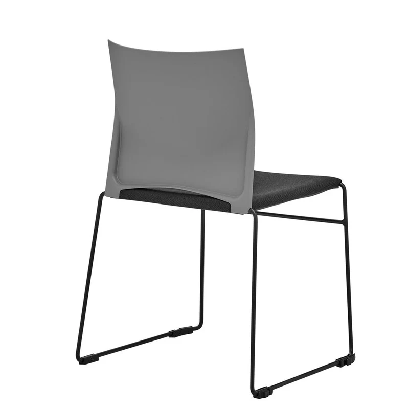 Besucherstuhl PLUS 4 - Kufenstuhl - Stuhl Reihenverbindbar ohne Polster - Beste Qualität & Design! - Auf Rechnung kaufen