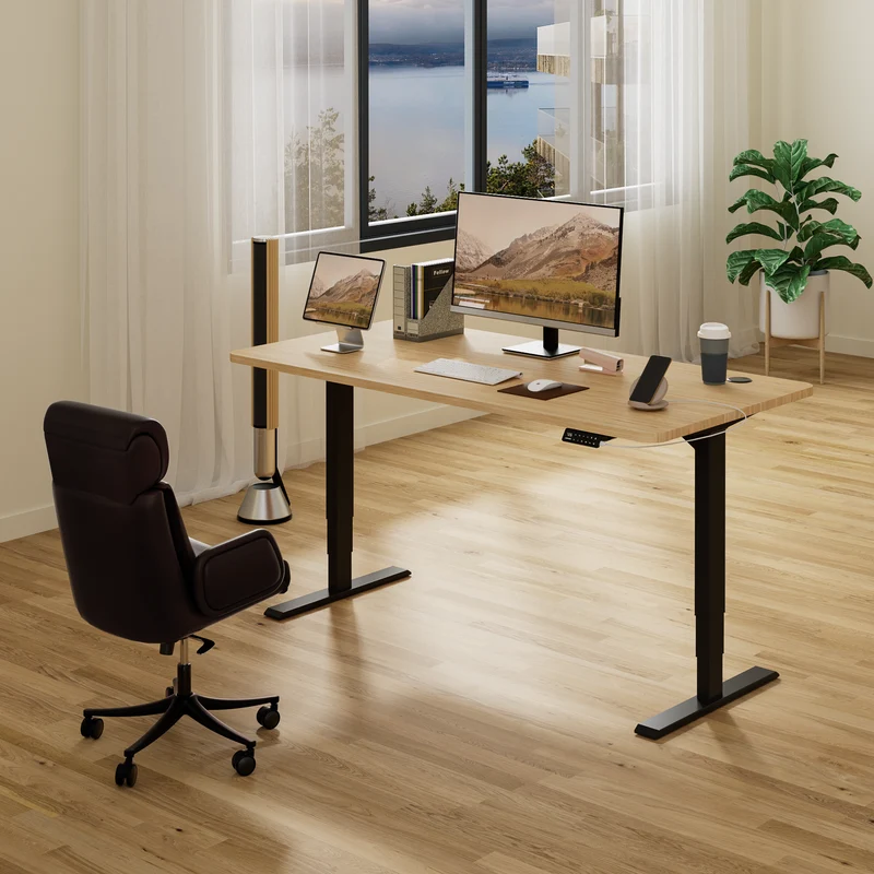 Maidesite S2 Pro Elektrisch Höhenverstellbarer Schreibtisch mit 140x70 120x60 cm tischplatte