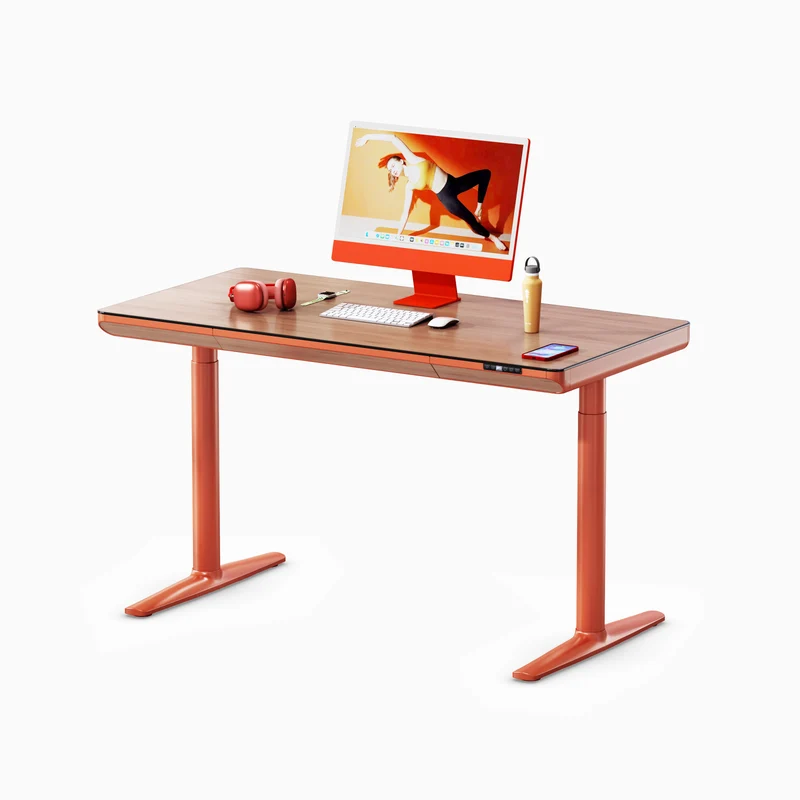 Maidesite Yoga – Eleganter höhenverstellbarer Schreibtisch mit Wirbelsäulen-Modu