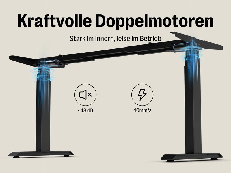 Maidesite T2 Pro Max – Premium Alleskönner Höhenverstellbarer Schreibtisch