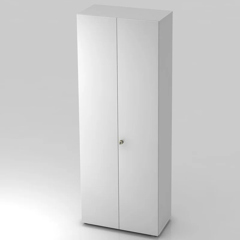 Garderobenschrank Pure mit Regalböden - 6 Ordnerhöhen 80cm breit abschließbar