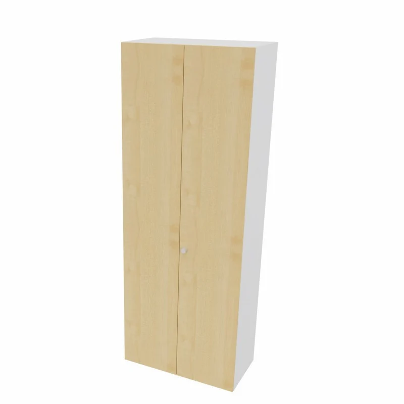 Garderobenschrank Pure mit Regalböden - 6 Ordnerhöhen 80cm breit abschließbar