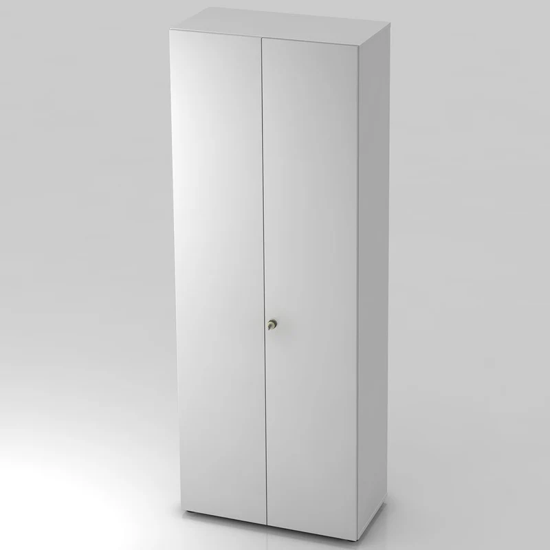 Garderobenschrank Pure mit Regalböden - 6 Ordnerhöhen 80cm breit abschließbar