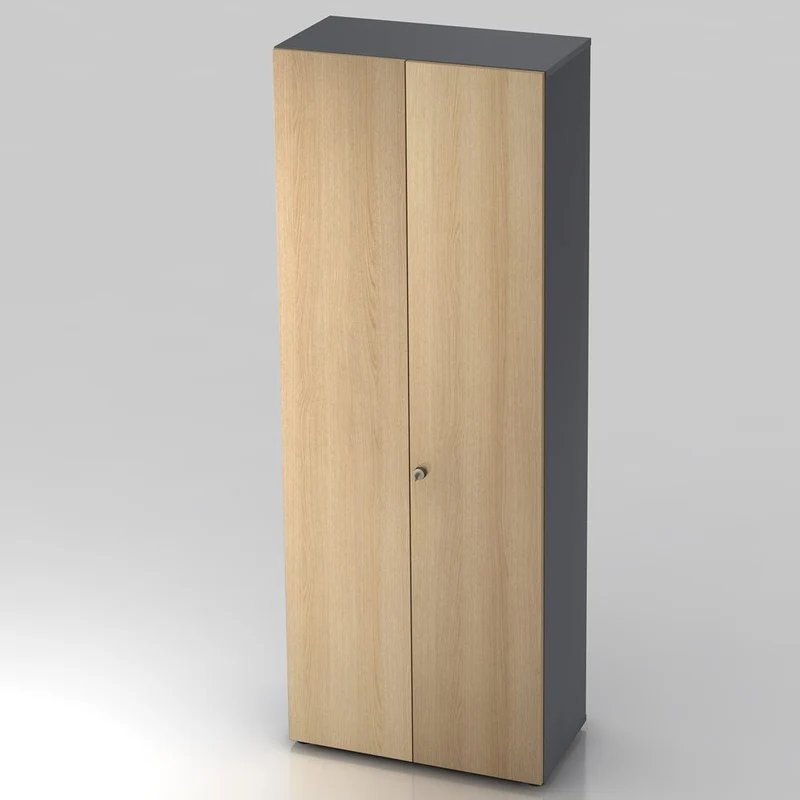 Garderobenschrank Pure - 6 Ordnerhöhen 80cm breit abschließbar